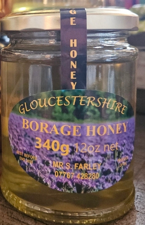 Gloucestershire Borage Honey 340g