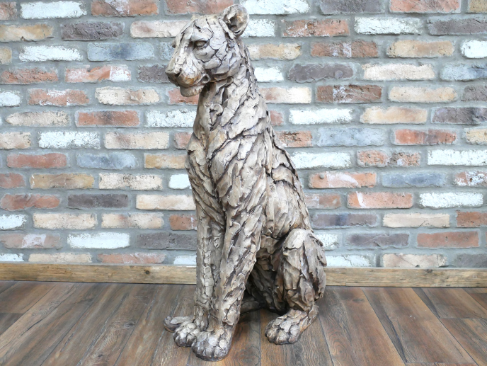 Large 90cm Leopard Statue