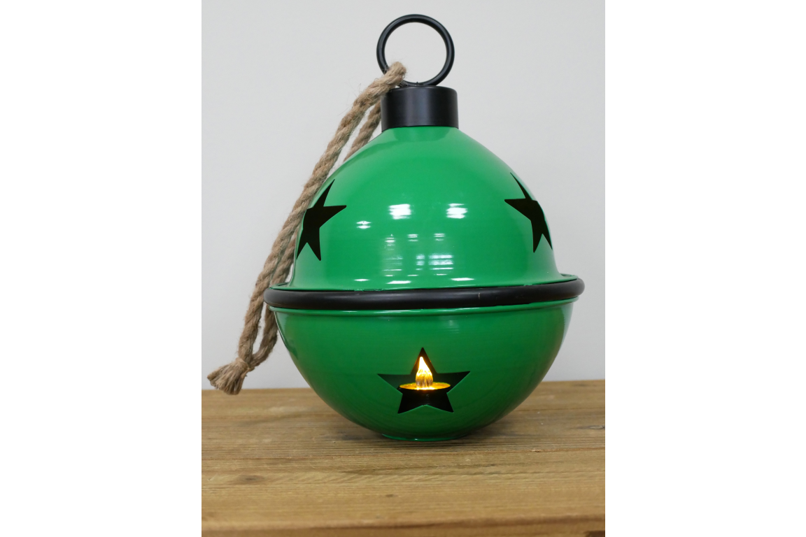 Large Light Up Bell - Green
