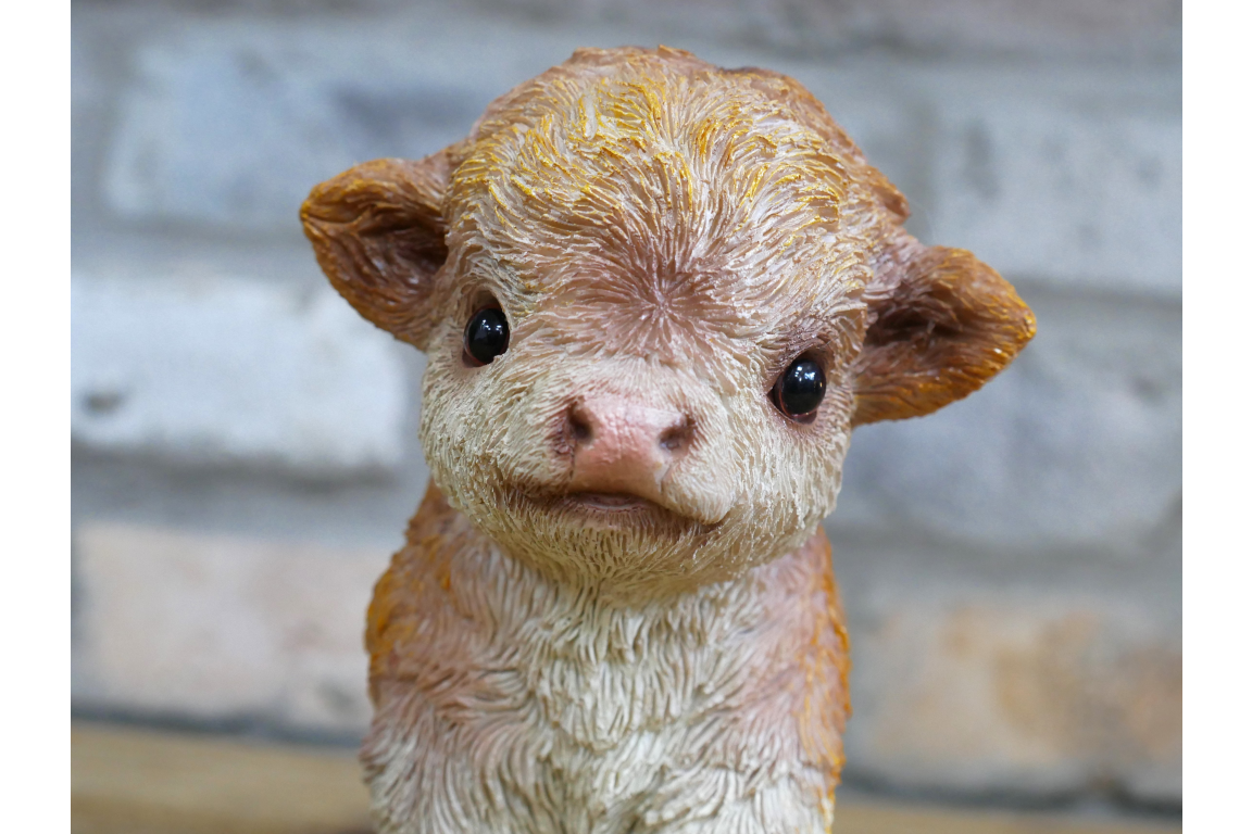 Tiny Baby Cow Ornament
