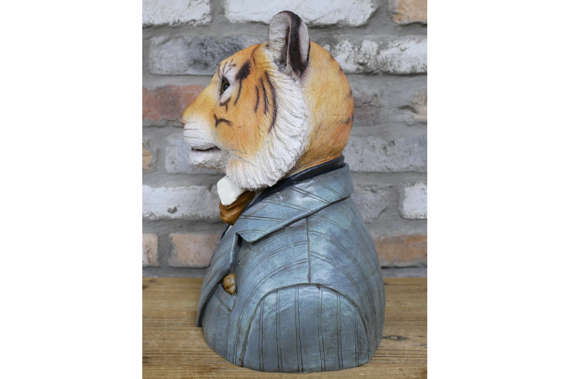 Large Quirky Tiger Bust