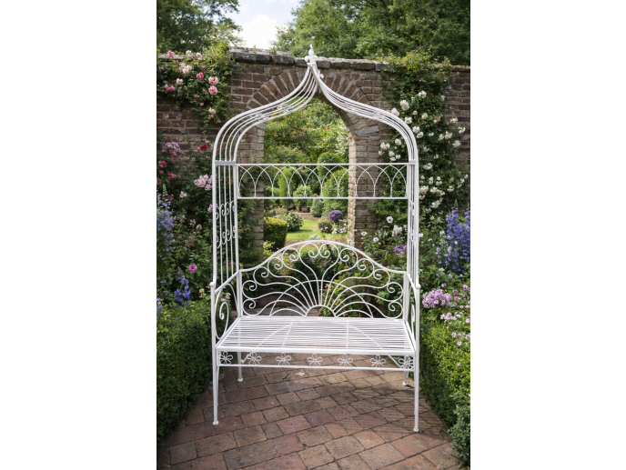 Chris Bench Milk White