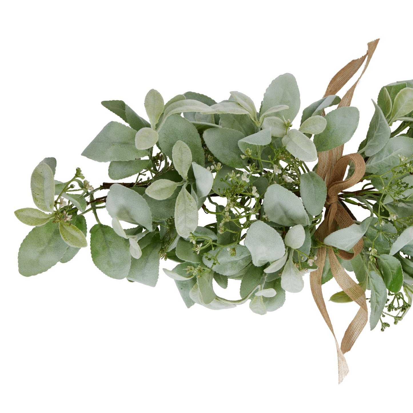 Spray Arrangement With Lambs Ear And Wax Flower