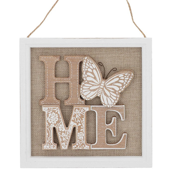 Hanging Wooden Plaque Home