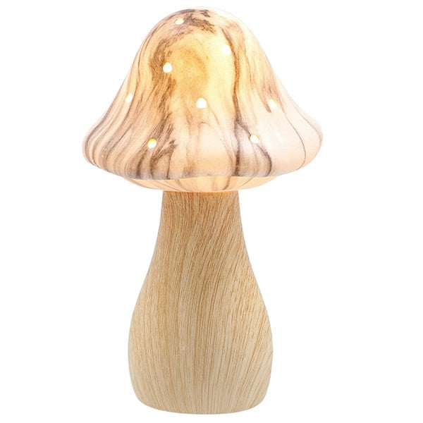 Marble Glow Lamp Toadstool Medium
