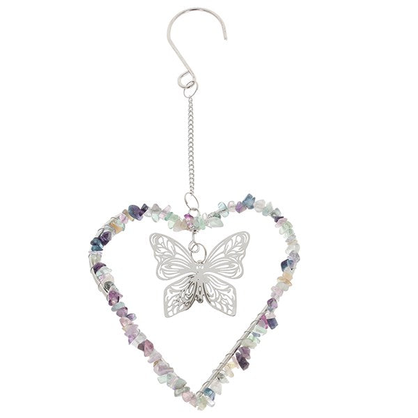 Sun Gem Hanging Heart