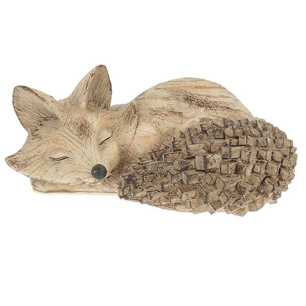 Woodgrain Pals Fox Curled Up