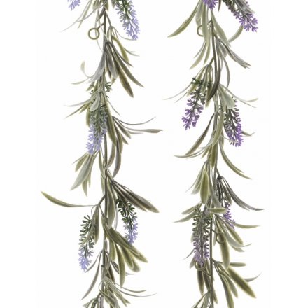Lavender Artificial Garland 180cm