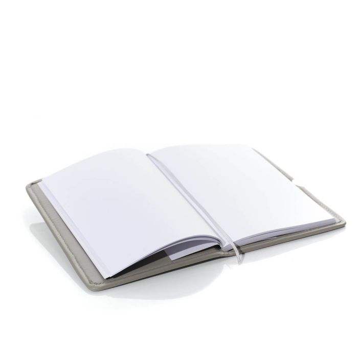 Garden Birds Floral Robin Linen Covered Notebook Plain Paper