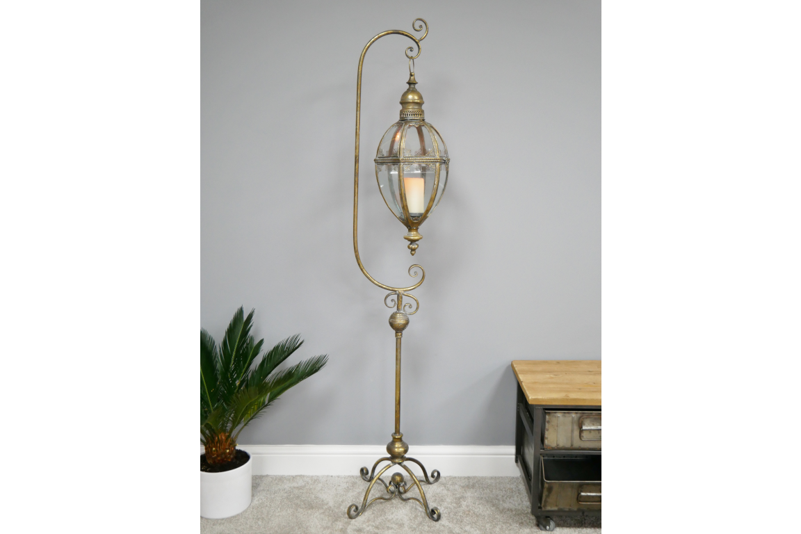 Vintage Gold Hanging Lantern