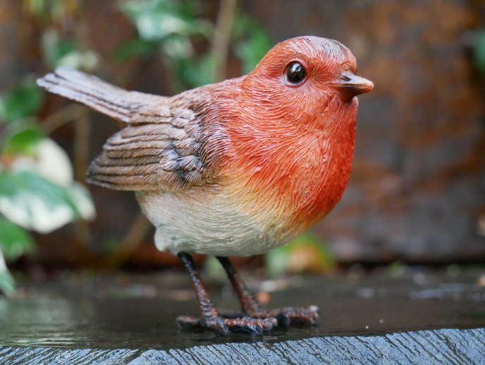 Beautiful Hand Finished Robin Ornament