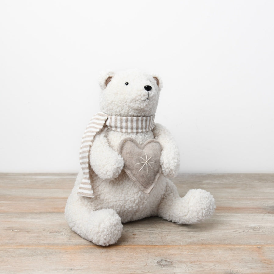 23cm Fabric Bear Figurine Decoration