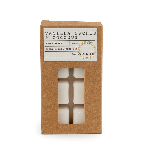 Pack of 8 Wax Melts - Vanilla Orchid & Coconut