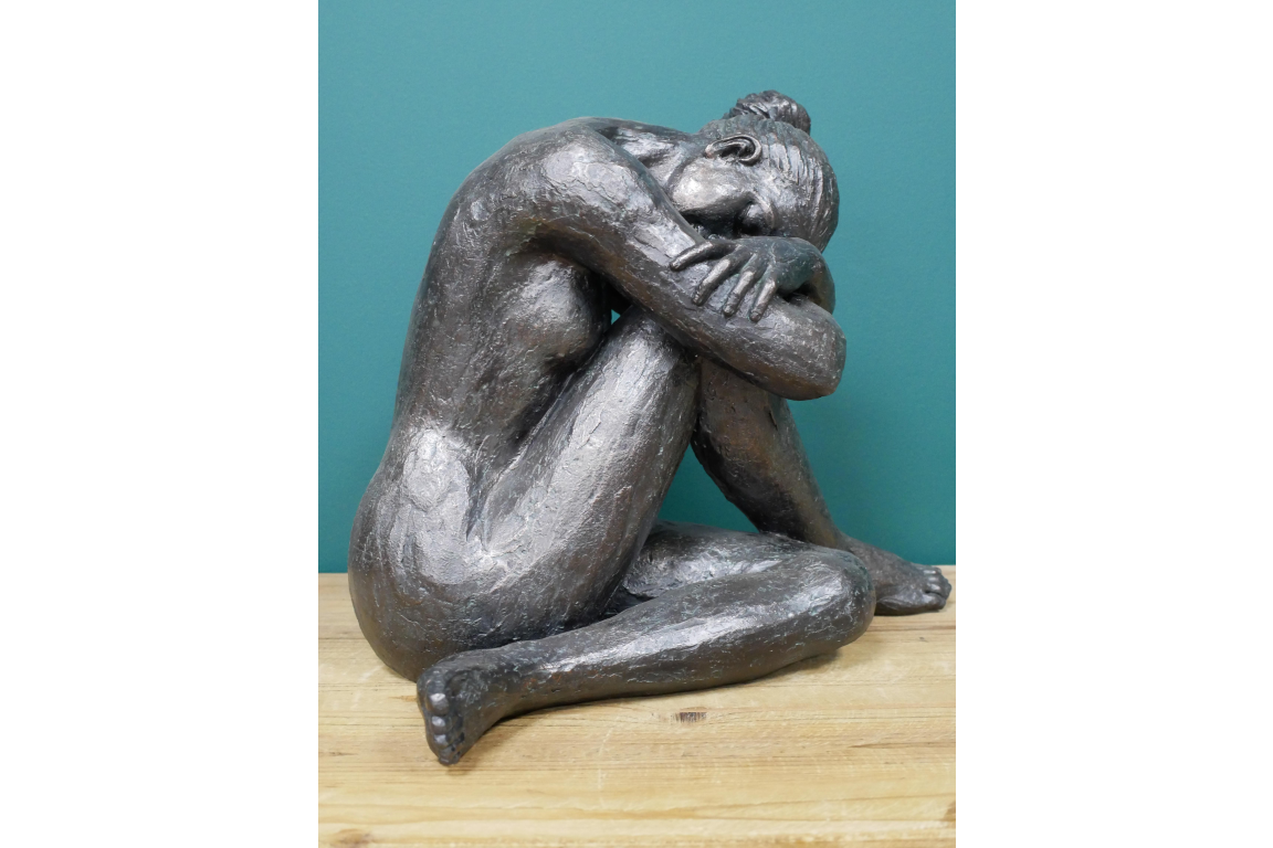 Sitting Woman Statue