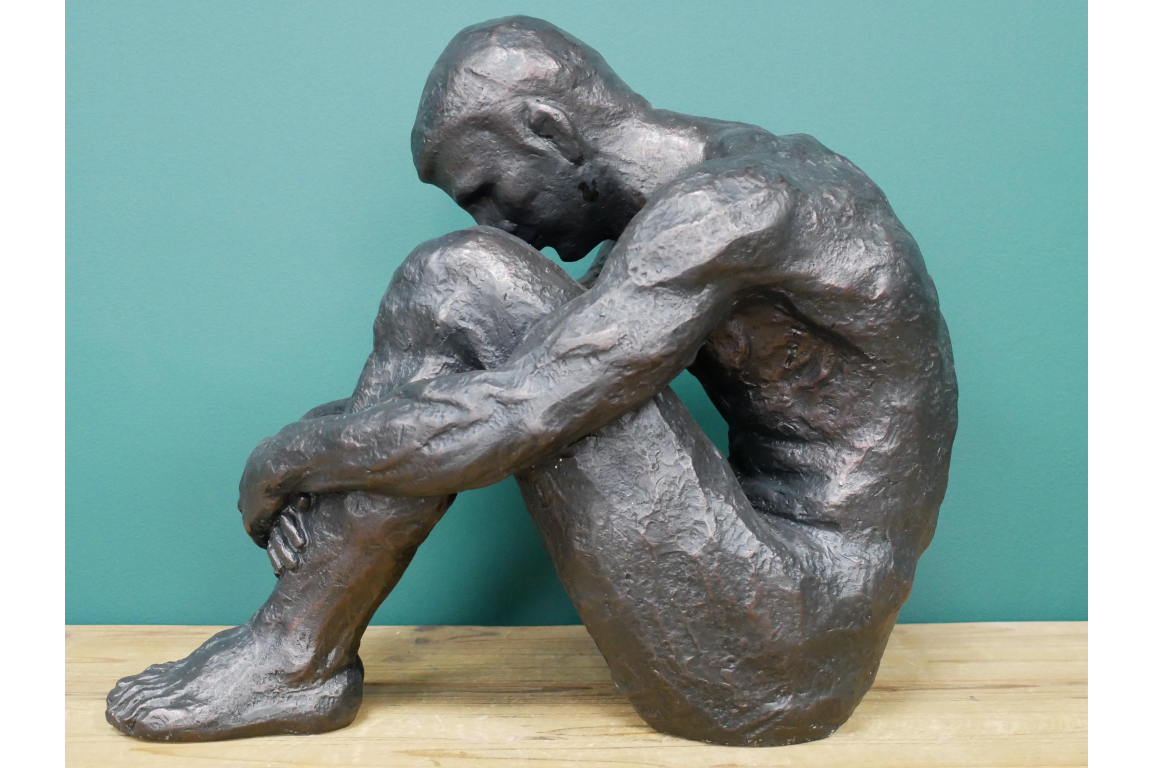 Sitting Man Statue