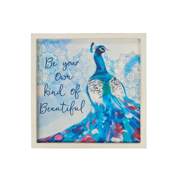 Peacock Plaque