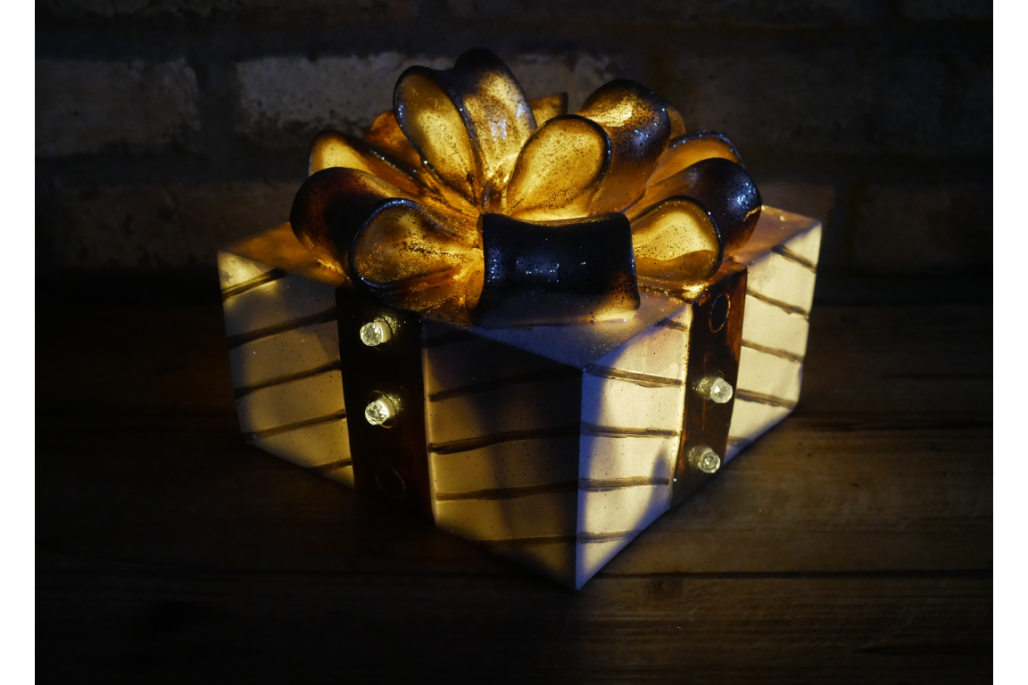 Christmas Present Decoration 17CM Light Up