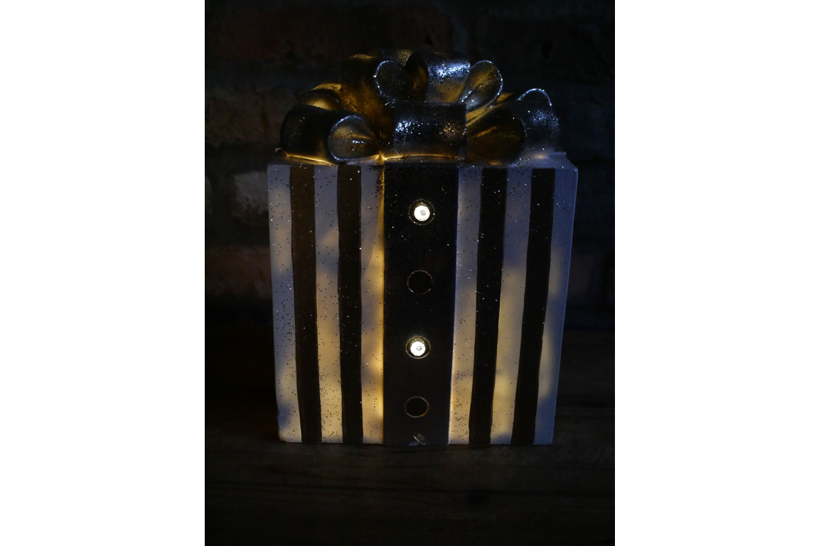Christmas Present Decoration 26CM Light Up
