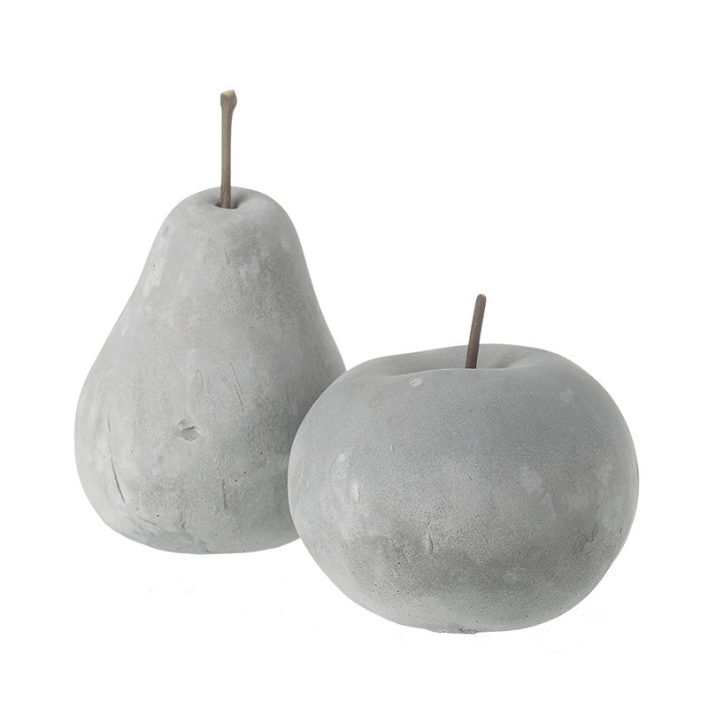 Concrete Apple And Pear Set