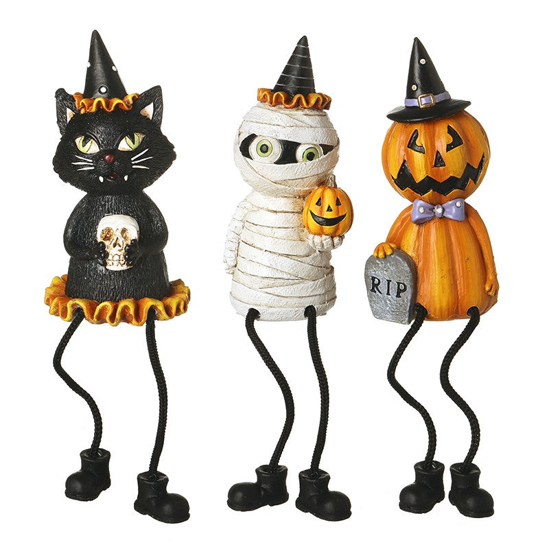 Spooky Shelf Sitters with Dangly Long Legs
