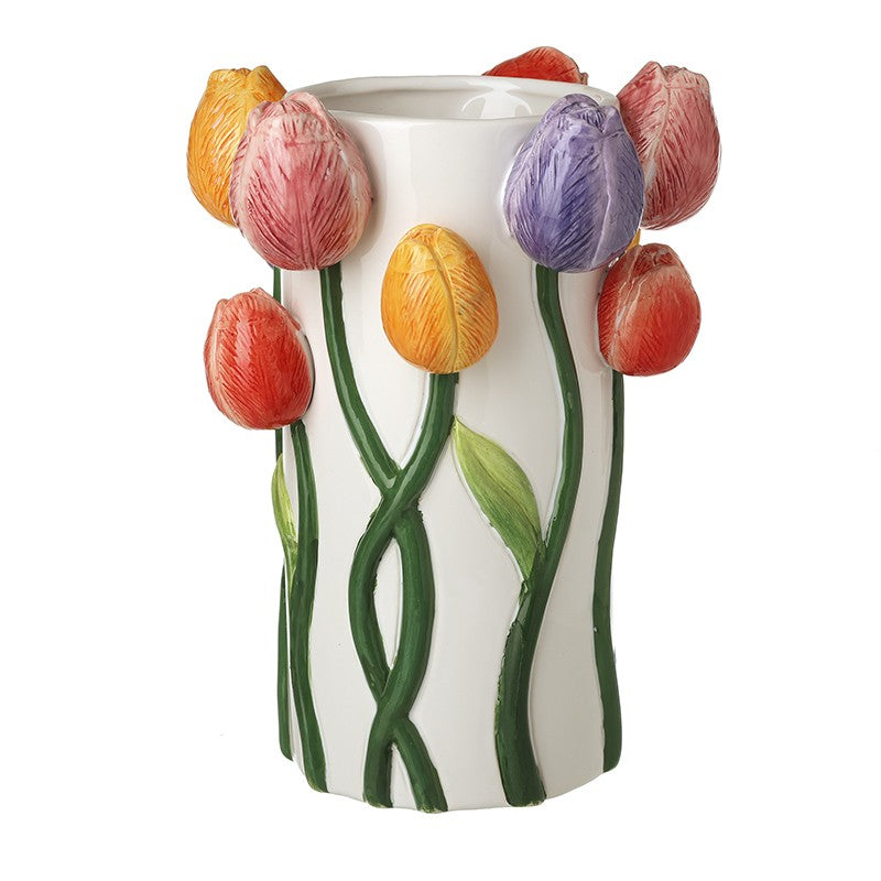 Tulips Tall Spectacular Vase 27cm