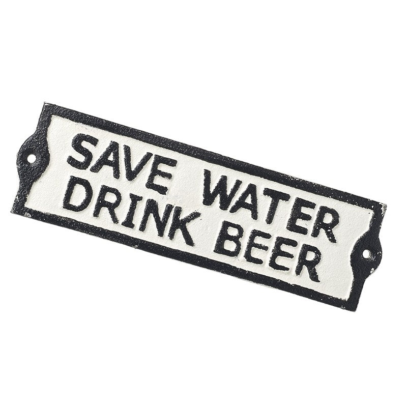 Save Water Drink Beer Plaque