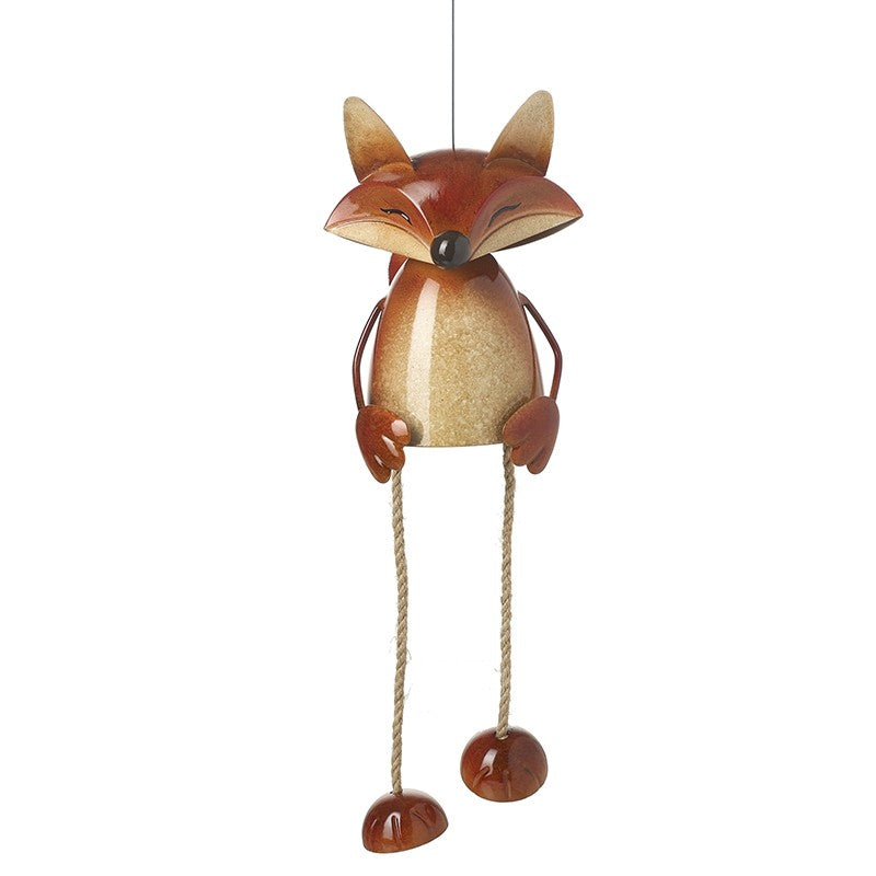 Metal Hanging Fox with Dangly Legs
