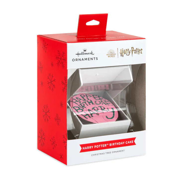 Collectable Harry Potter™ - Harry's Pink 11th Birthday Cake Ornament