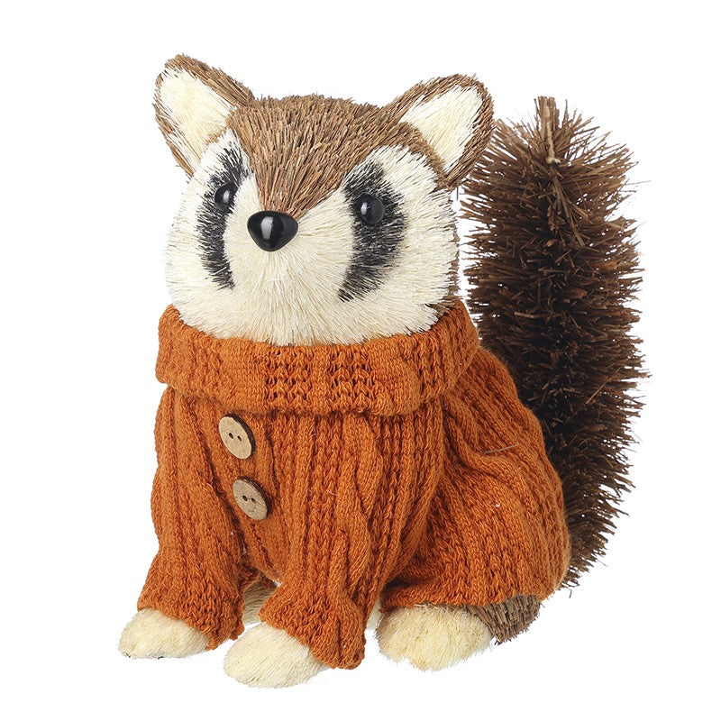 Autumn Fox In Brown Jumper