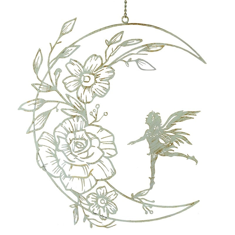 Fairy On Crescent Moon Hanger