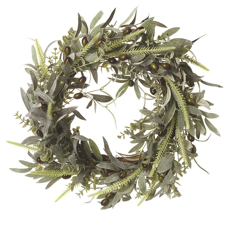 Luxury 60cm Olive Leaves Wreath
