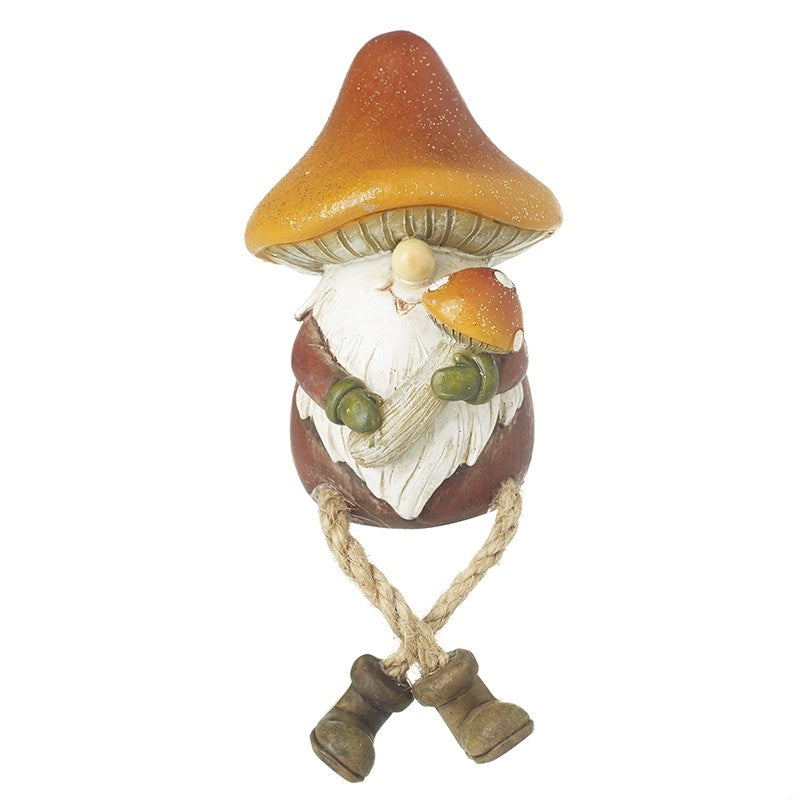Mushroom Gonk Shelf Sitter With Dangly Legs