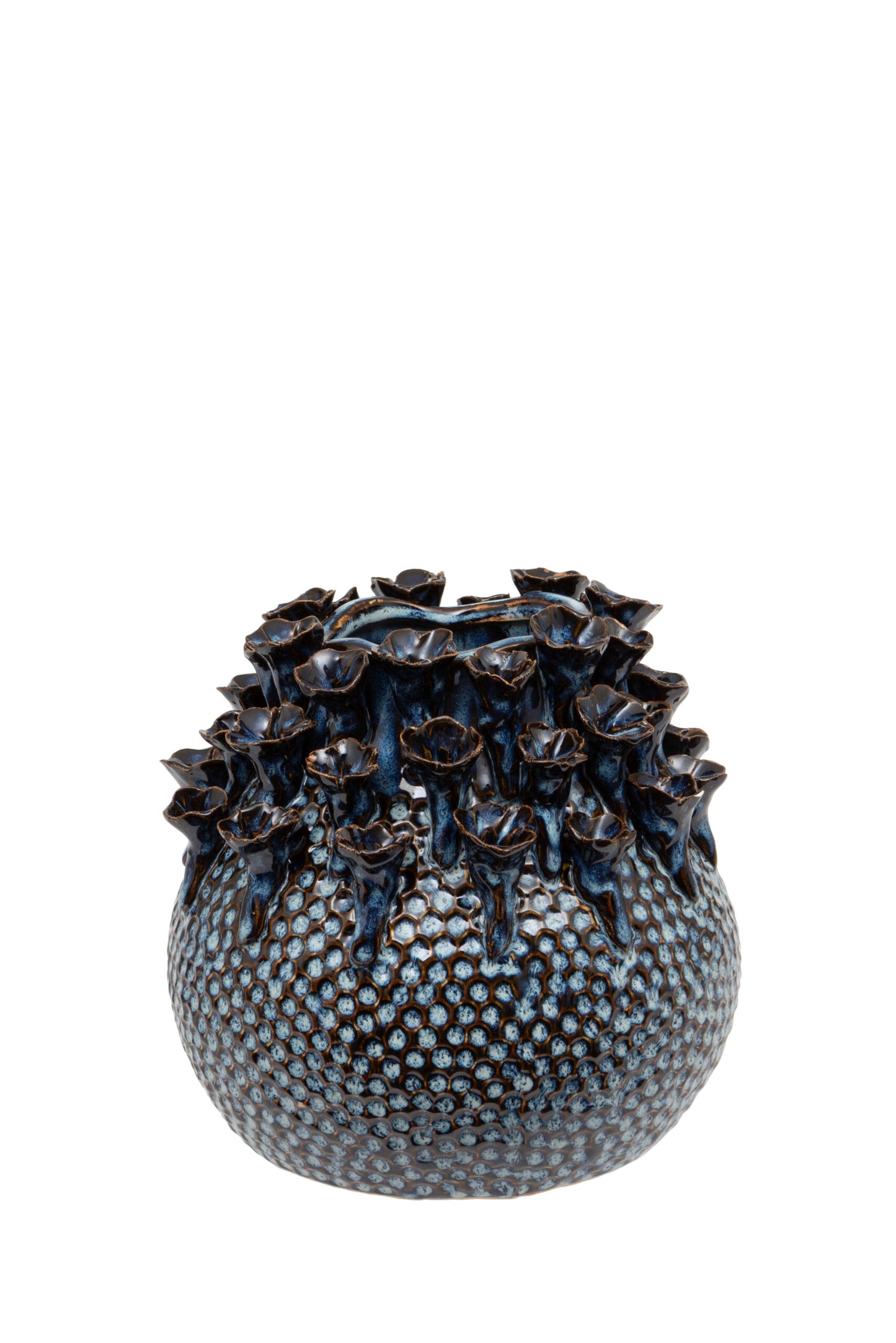 Deep Blue Reef Vase