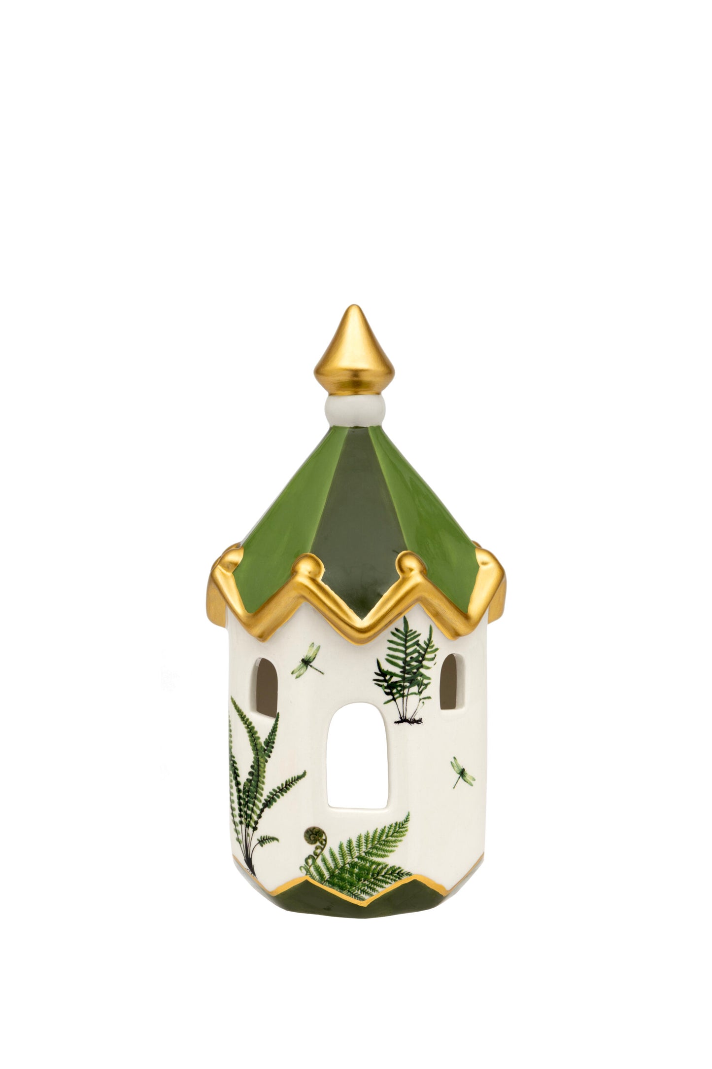 Birdhouse Lantern Green