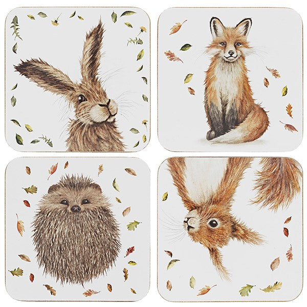 Wildlife Coasters Set of 4