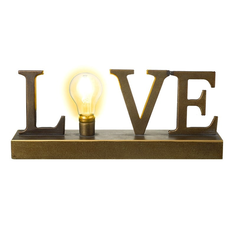 Love Letter Block With Light Up Bulb