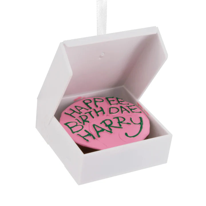 Collectable Harry Potter™ - Harry's Pink 11th Birthday Cake Ornament