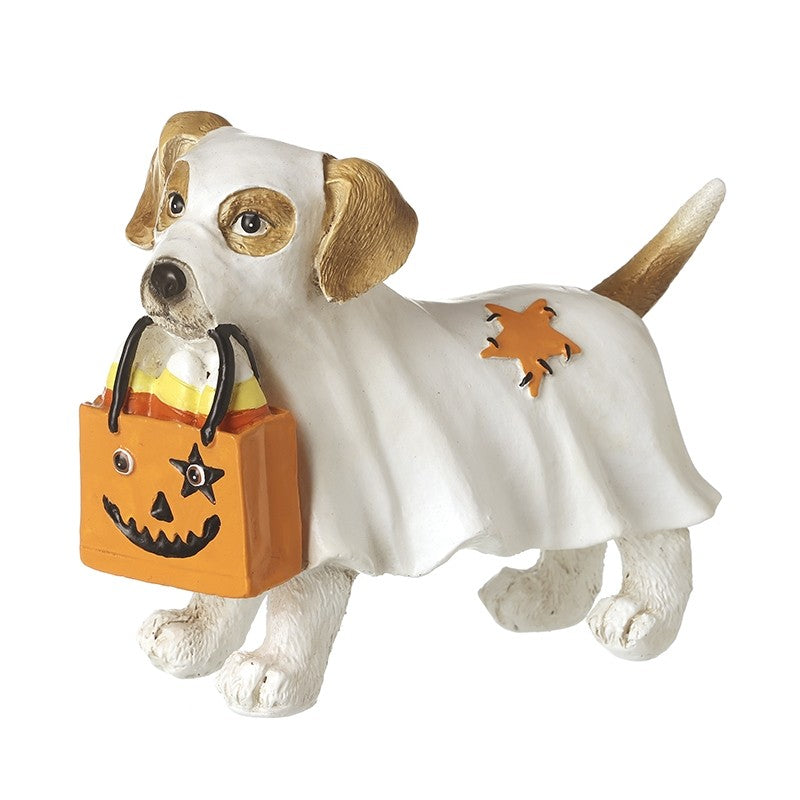 Halloween Ghost Dog With Treat Bag