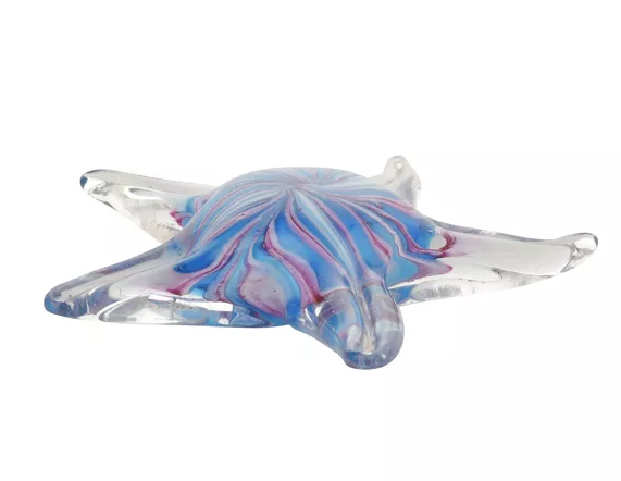 Objets d'art Glass Figurine - Rainbow Starfish