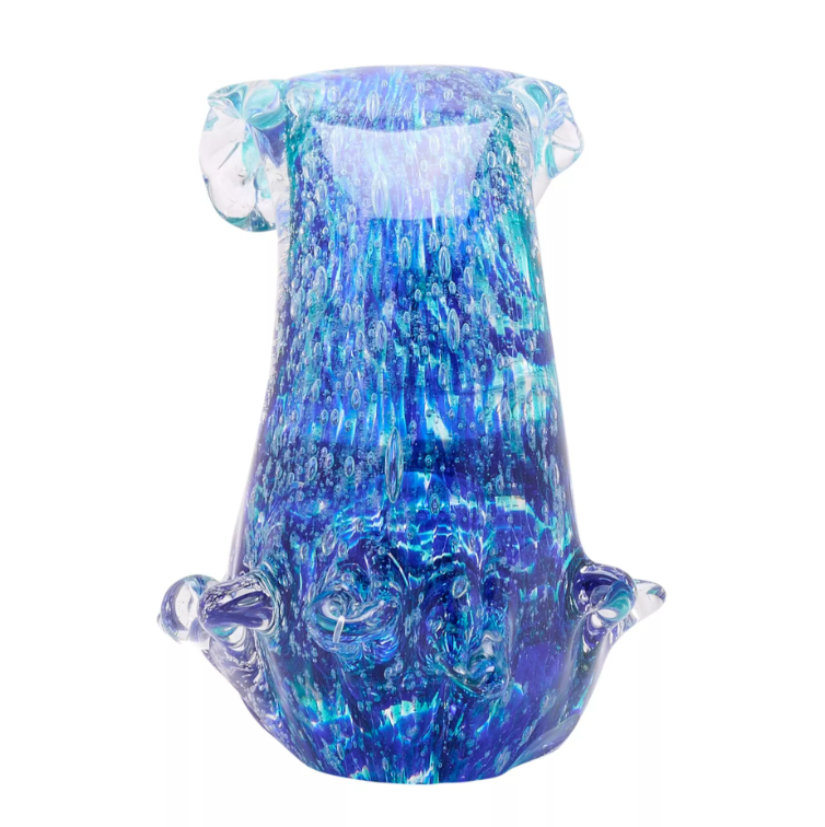 Objets d'art Glass Figurine - Wave