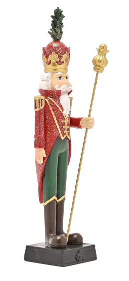Nutcracker Figurine With Staff 26.5 cm