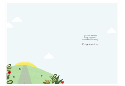 From this day forward Wedding Card