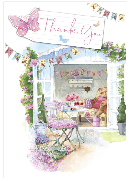 Thank you Floral Shed & Garden Card