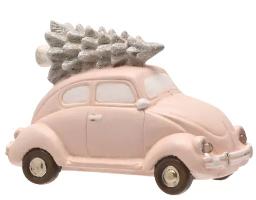 LED Car with Christmas Tree Ornament