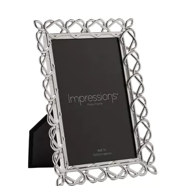 Impressions Heart Design Photo Frame 4 x 6"