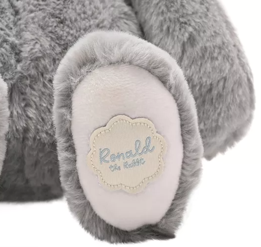 Ronald The Classical Plush Grey Bunny 30 cm
