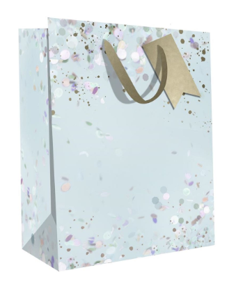 Blue Confetti Gift Bag