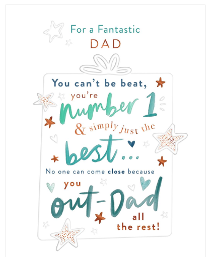 For a Fantastic Dad Birthday Card