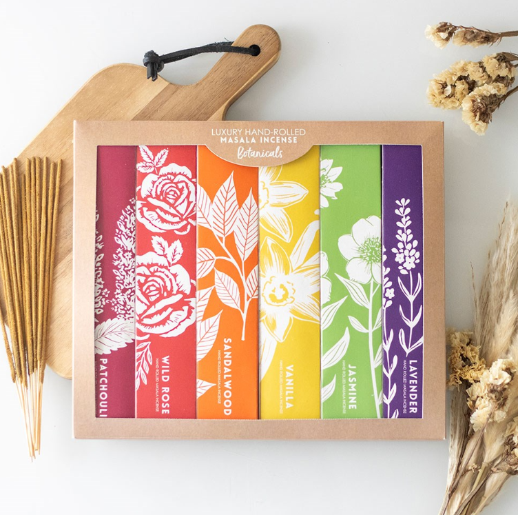 Aromatic Botanical Masala Incense Stick Variety Set
