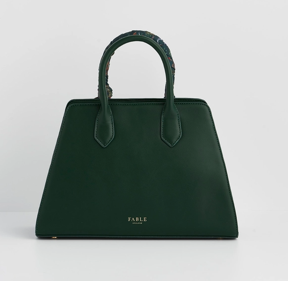 Fable Luxury Into the Woods Deep Green Handbag